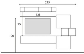 Infinity 2.0 5 db-os szett bézs / Mercure tölgy