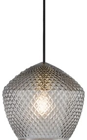 Nordlux - Csillár zsinóron ORBIFORM 1xE27/40W/230V fekete/szürke