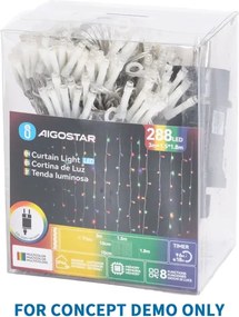 Aigostar - 1000 LED, 8 funkciós kültéri karácsonyi fényfüzér, 103 m, IP44, meleg fehér