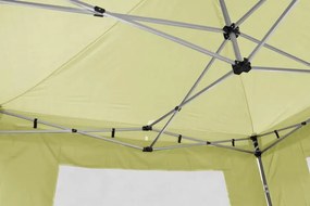 GARTHEN Kerti pavilon PROFI 3 x 3 m champagne + 4 oldalfal