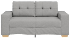 felhőszürke szövet loveseat kanapé 120 cm