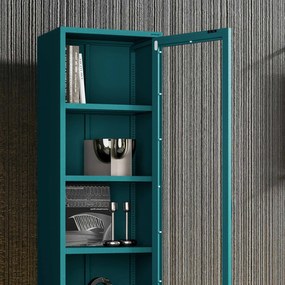 LUIGI vitrin, 500 x 1800 x 350 mm, Modern: tengerkék