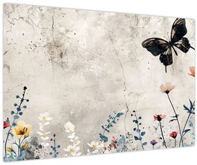 Kép - Meadow betonban (90x60 cm)