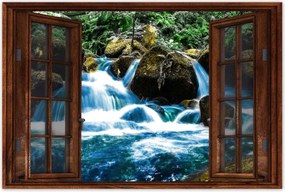 Poszterek 60x40 Hegyi vízesés