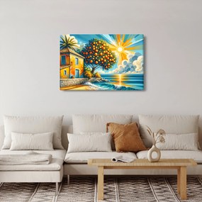 Kép - Ház narancsokkal I. (90x60 cm)