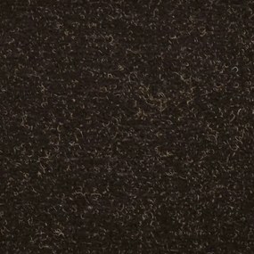 5 db sötétbarna tűlyukasztott öntapadó lépcsőszőnyeg 65x21x4 cm