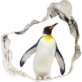 3d-s lyuk vizuális effektusok matrica Pingvin nd-p-59348064