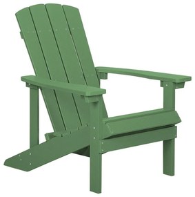 Zöld kerti szék ADIRONDACK Beliani