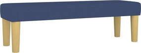 vidaXL kék szövet pad 100 x 30 x 30 cm