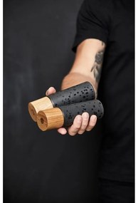 Basics Black 2 db-os fekete agyagkerámia só- és borsőrlő szett - Bitz