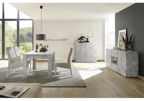 SERIAN beton szürke komód