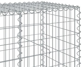 horganyzott vas gabion kosár fedéllel 1000 x 100 x 100 cm