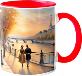 Csodaszép Bögre Romantikus séta a Nyugatról a Szajna mentén Paris 330ml