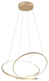 Aranyszínű LED dimmelhető függőlámpa Darvin – Trio