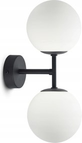 Fali lámpa Dupla Full Globe Glass 561-K2 Led G9 Fehér Gömbök