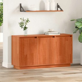 Széf Barna 111 x 34 x 60 cm Tömör fenyőfa