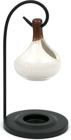 Illatosító Kandalló Fekete Fehér 20x10cm Függő