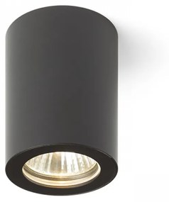 RENDL-R13542 LOLA Fekete Színű Fürdőszobai Mennyezeti Lámpa 1x15W GU10 IP54