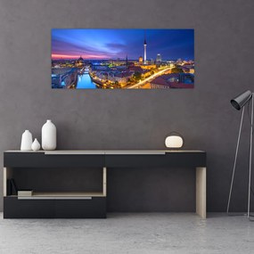 Kép - Kék ég Berlin felett (120x50 cm)