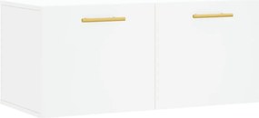 vidaXL fehér szerelt fa faliszekrény 80 x 36,5 x 35 cm