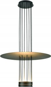 Aca Lighting függeszték Led 18W 3000K 1260lm Elia fekete fém IP20 D60X