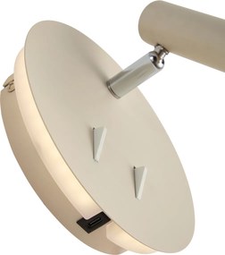 Modern fali lámpa bézs LED-del és USB-C-vel - Croft