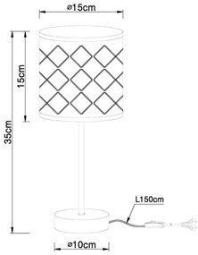 Globo 15228T - Asztali lámpa KIDAL 1xE14/40W/230V