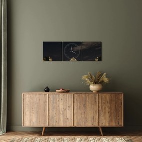 Kép - Louvre éjjel (órával) (90x30 cm)