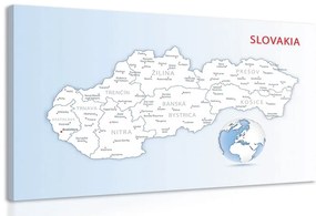 Kép Szlovákia térképe