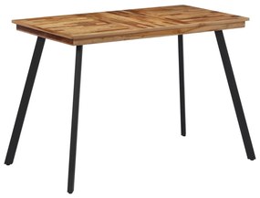 Tömör tíkfa étkezőasztal 120 x 62 x 76 cm