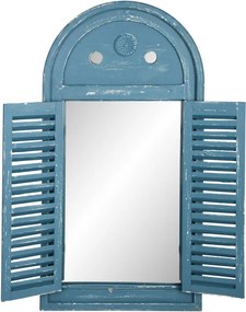 Kék antikolt tükör