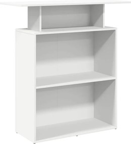 vidaXL fehér, rétegelt fa recepciós asztal 100 x 40 x 104 cm