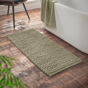 Zöld fürdőszobai kilépő 50x120 cm Aspen Bobble – Bianca