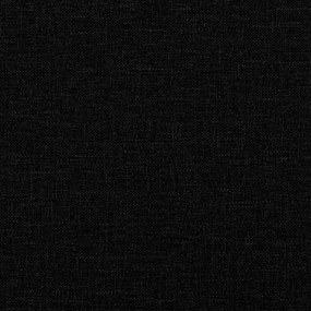 vidaXL forgatható íróasztali szék 54 x 58 x 90 cm Fekete Szövet