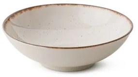 24 darabos bézs/barna porcelán étkészlet