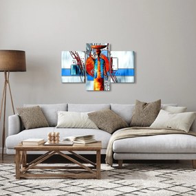 Egy ősi ember képének festménye (90x60 cm)