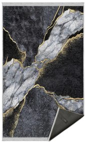 Fekete szőnyeg 80x150 cm – Mila Home