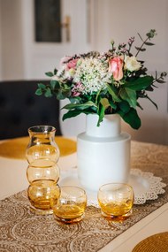 SKLENICE amberová - edice BUBBLES - Lukáš Houdek