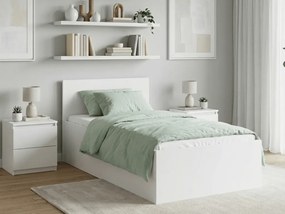 SOFIA ágy 90 x 200 cm, fehér Ágyrács: Léces ágyrács, Matrac: Coco Maxi 20 cm matrac