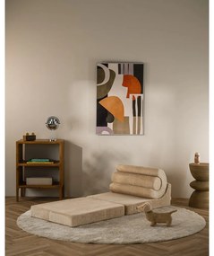 Világosbarna kordbársony gyerek fotel Flipster – Wigiwama