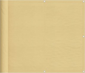 vidaXL homokszínű 100% oxford poliészter erkélyparaván 90 x 1000 cm