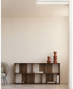 Natúr színű moduláris polcrendszer szett tölgyfa dekorral 4 db-os 168x76 cm Litto – Kave Home