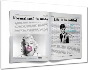 Festmények 100x70 Audrey és Marilyn