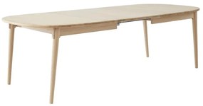 Natúr színű tölgyfa bővíthető étkezőasztal 106x184 cm Miro – Hammel Furniture