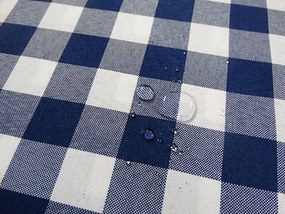 Mg Tk foltálló asztalterítő Kockás sötétkék 2x2 170cm , 0,5m