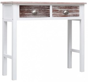 barna fa tálalóasztal 90 x 30 x 77 cm