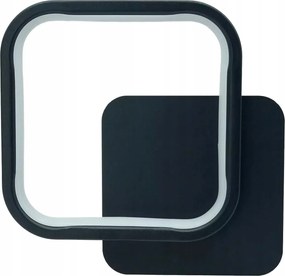 Fali lámpa Led Modern Négyzet 14W 1200lm 4000K Fekete