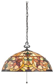 Elstead QZ-KAMI-P - Tiffany KAMI láncos csillár 3xE27/60W/230V