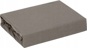 Gumis lepedő 180X200 grafit pamut jersey