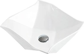 Mexen Elvira munkalapra szerelhető mosdó 42 x 42 cm, fehér - 21894200